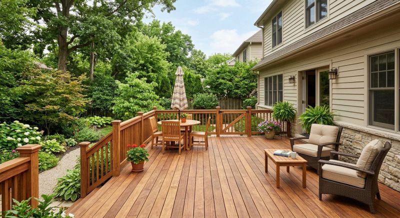 Hardwood Deck Installation in Worcester, MA